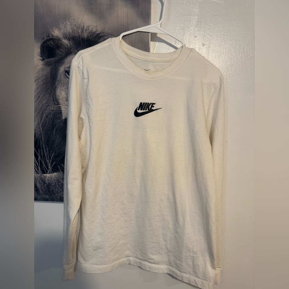 Nike Cream Long Sleeve Shirt